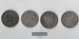 Kaiserreich  2x 1 Mark   1875 F /1904 F  FM-Frankfurt    Feins...