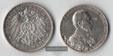 Preussen, Kaiserreich  3 Mark  1913 A  Wilhelm II. in Uniform ...