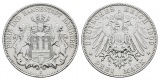 Linnartz KAISERREICH Hamburg 3 Mark 1909 J ss