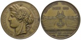 Frankreich; Bronzemedaille 1878; 58,52 g, Ø 51 mm