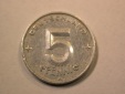 D09  DDR  5 Pfennig 1950 A in ss  Originalbilder