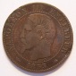 Frankreich 5 Centimes 1855 BB