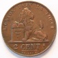 Belgien 2 Centimes 1863