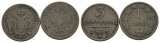 Österreich, 2 Kleinmünzen (1852/1859)