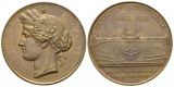PARIS 1878 EXPOSITION UNIVERSELLE - Bronzemedaille; 61,35 g, ...