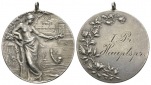 Silbermedaille o.J. - Wesermündung; tragbar, 14,84 g, Ø 35 mm