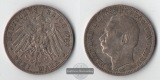 Baden, Kaiserreich  3 Mark  1912 G Friedrich II. 1907-1918   F...