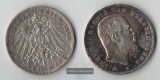 Württemberg, Kaiserreich  3 Mark  1908 F   Wilhelm II. 1891-1...