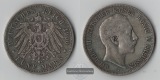 Preussen Kaiserreich  5 Mark  1900 A  Wilhelm II. 1888-1918  F...
