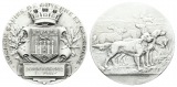Frankreich; versilberte Bronzemedaille 1932; 41,32 g; Ø 45 mm