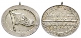 Norddeutscher Ruderbund; tragbare Silbermedaille 1930; 800 Ag;...