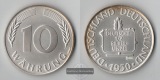 BRD  10 Pfennig 1950    Deutsche halbe Silber-Unze   FM-Frankf...