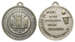 Triest - Medaille 1948; tragbar, Messing versilbert; 6,88 g, ...