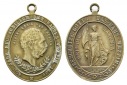 Wettin - Medaille 1889; tragbar, Messing; 6,92 g, Ø 27 mm