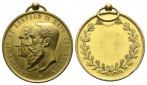 Belgien - Medaille o.J.; tragbar, Messing vergoldet; 51,23 g, ...