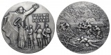 Polen - Medaille 1943; Neusilber; 128,14 g, Ø 69 mm