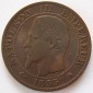 Frankreich 5 Centimes 1855 BB