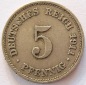 Deutsches Reich 5 Pfennig 1911 G