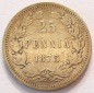 Finnland 25 Penniä 1873 Silber