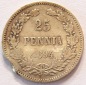 Finnland 25 Penniä 1894 Silber