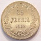 Finnland 25 Penniä 1902 Silber