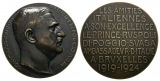 Italien - Medaille 1924; Bronze; 199,29 g, Ø 70 mm