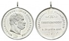 Preussen; Medaille 1885 Zinn tragbar; 11,83 g, Ø 30 mm