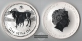 Australien  10 Dollar 2009  Year of the Ox   FM-Frankfurt  Fei...