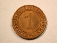 D11  Weimar  1 Reichspfennig 1930 E in ss, geputzt Originalbilder