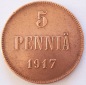 Finnland 5 Penniä 1917