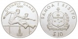 Linnartz SAMOA u. SISIFO, Olympiade 1980, 10 Dollar 1980, PP