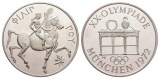 Linnartz Olympiade München, Silbermedaille 1972, 40,74/925er,...