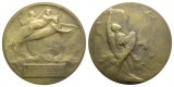 Aero Club Liege; Medaille 1924; Bronze, 125,33 g, Ø 68 mm