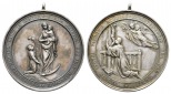 Feldkirchen bei München; Medaille o.J., tragbar, Ag, 36,56 g,...