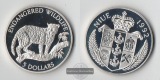 Niue  5 Dollar  1992  FM-Frankfurt Feinsilber: 5g