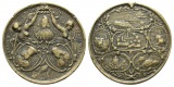 Gussmedaille o.J.; Bronze, 33,92 g, Ø 41 mm, Henkelspur