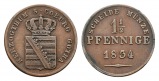 Linnartz Sachsen-Coburg-Gotha Ernst 1 1/2 Pfennig 1834 ss