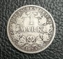 1 Mark 1873 A kleiner Adler Jaeger 9 Silber gute Erhaltung