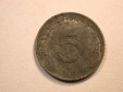 D13  3.Reich  5 Pfennig 1942 B in f.vz  Originalbilder