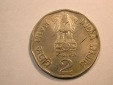 D13  Indien  2 Rupees  1996 in ss+ Originalbilder