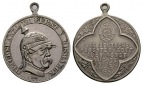 Linnartz Bismarck, Tragbare Nickelmedaille (v. M & W) a.die Re...