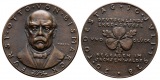 Linnartz 1. Weltkrieg Bronzegussmedaille 1928, von K.G.Goetz (...