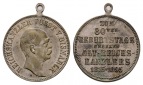 Linnartz Bismarck Tragbare versilb Messingmedaille 1895 a.s. 8...