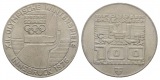 Linnartz ÖSTERREICH, Olympiade Insbruck,  100 Schilling 1976,...