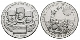 Linnartz Raumfahrt Feinsilbermedaille 1969 Apollo 11 PP Gewich...