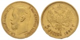 3,87 g Feingold. Zar Nikolaus II. (1894 - 1917)