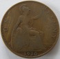 Grossbritannien One 1 Penny 1920