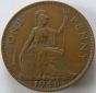 Grossbritannien One 1 Penny 1946