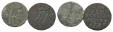 Altdeutschland, 2 Kleinmünzen 1782/1796