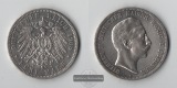 Preussen Kaiserreich  5 Mark  1908 A  Wilhelm II. 1888-1918  F...